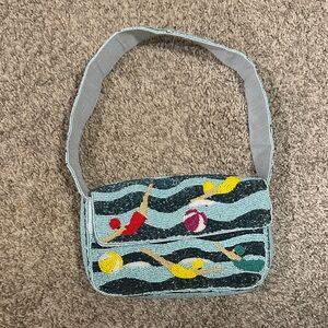 Colorful Beaded Women's Bag